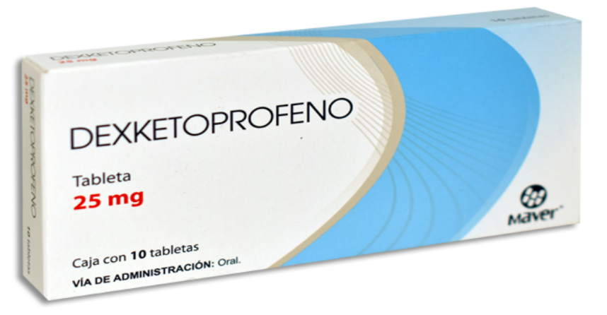 DEXKETOPROFENO 25MG MAVER Tabletas c/10