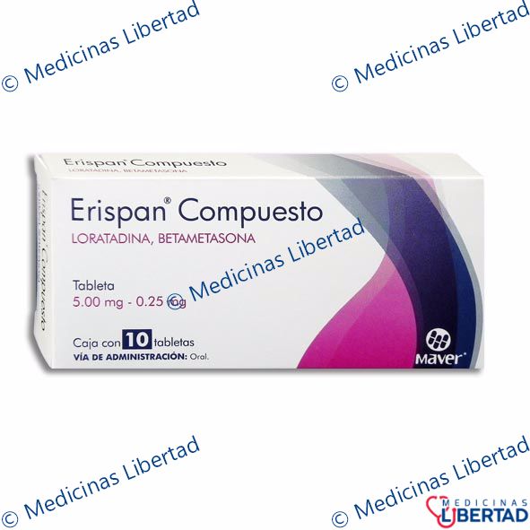ERISPAN COMPUESTO TABLETAS C/10