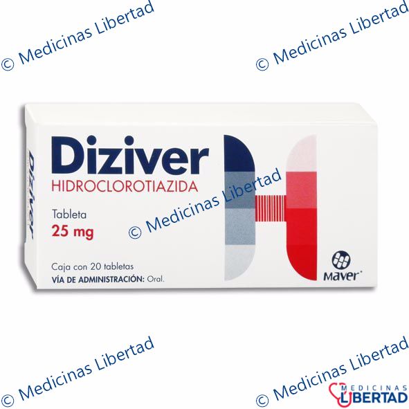 DIZIVER 25MG TABLETAS C/20
