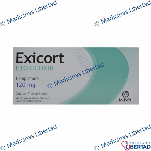 EXICORT 120MG MG COMPRIMIDOS C/7