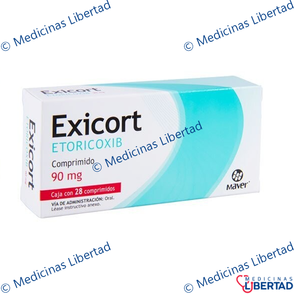 EXICORT 90 MG COMPRIMIDOS C/28
