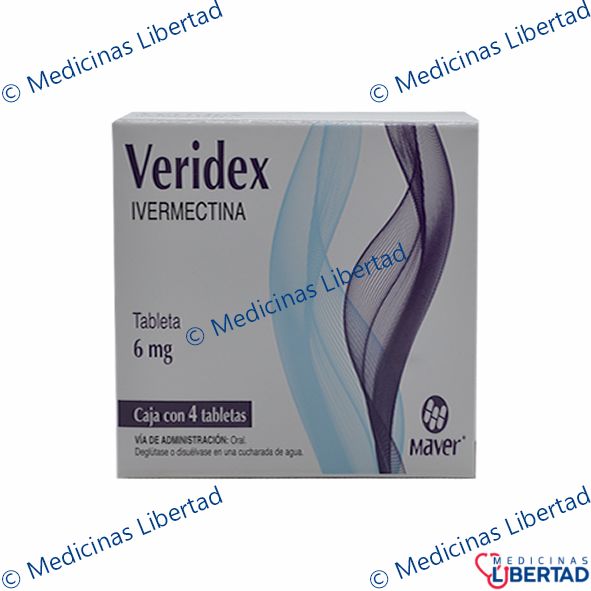 VERIDEX 6MG TABLETAS C/4