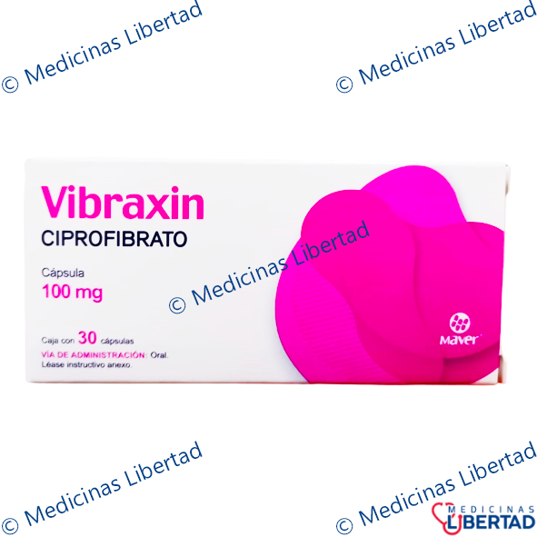 VIBRAXIN (CIPROFIBRATO) 100MG C/30