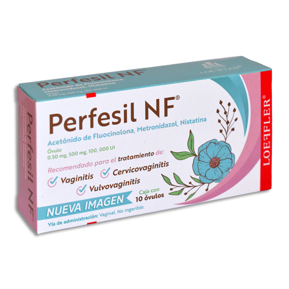 PERFESIL NF /FLUOCINOLONA, METRONIDAZOL, NISTATINA OVULOS C/10