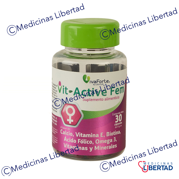 VIT-ACTIVE FEM C/30 CAPSULAS VIVA FORTE