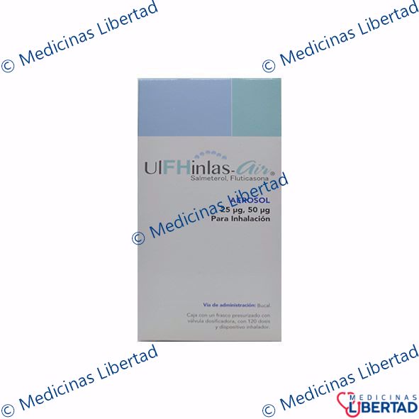 ULFHINLAS - AIR 120 DOSIS  (salmeterol/fluticasona)