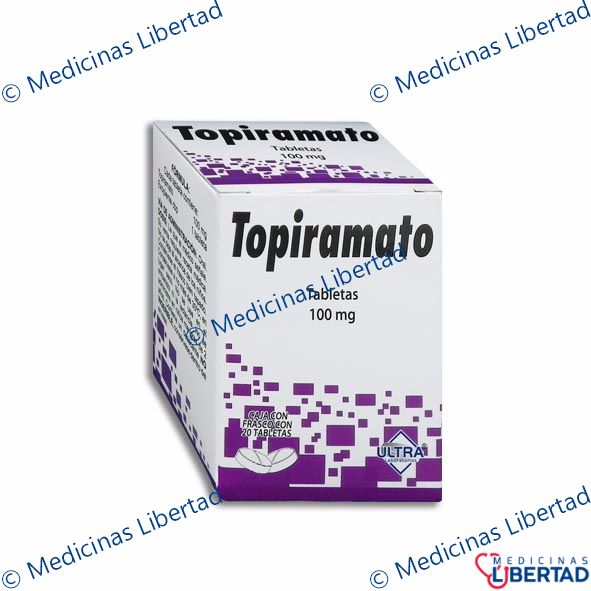 TOPIRAMATO 100MG ULTRATabletas c/20