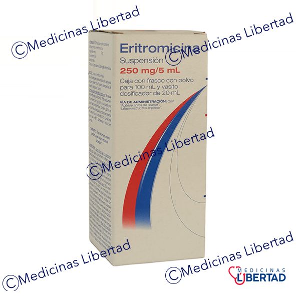 ERITROMICINA 250 MG ALPHARMA Suspension 100 ML