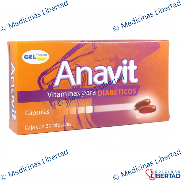 ANAVIT (VITAMINA DIABETICOS ) CAPC/30