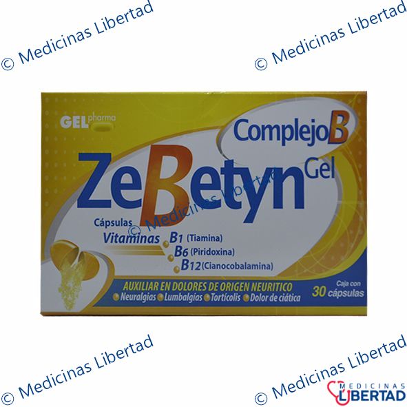 ZEBETYN GEL COMPLEJO B CAPSULAS C/30