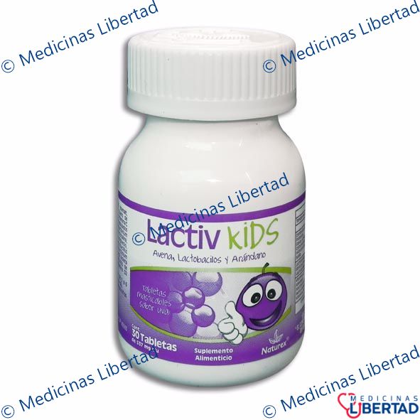 LACTIV KIDS TAB.MASTICABLES C/30