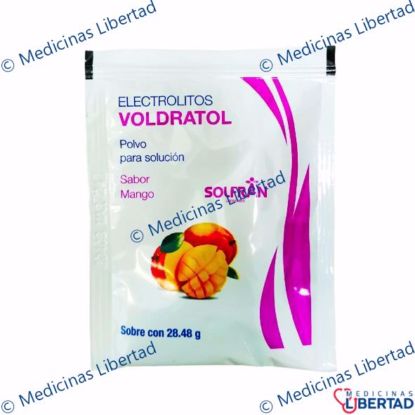 ELECTROLITOS VOLDRATOL SOBRE CON 28.48G MANGO