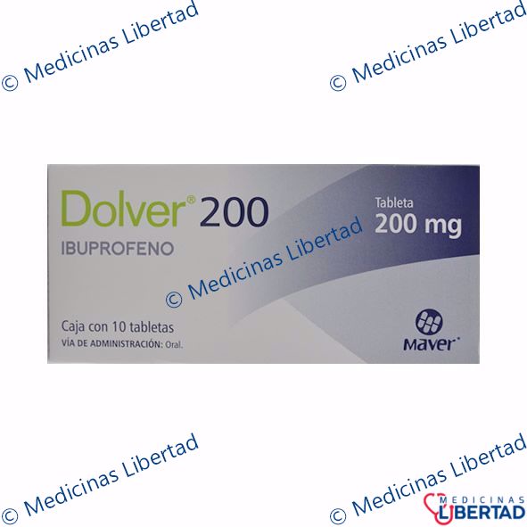 DOLVER 200MG TABLETAS  C/10
