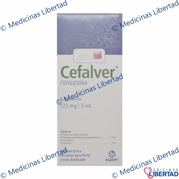 CEFALVER SUSPENSION 125MG 90 ML