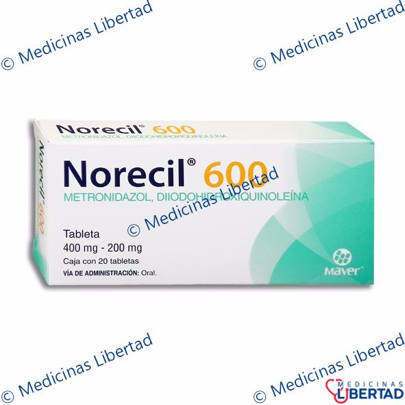 NORECIL 600 TABLETAS  C/20