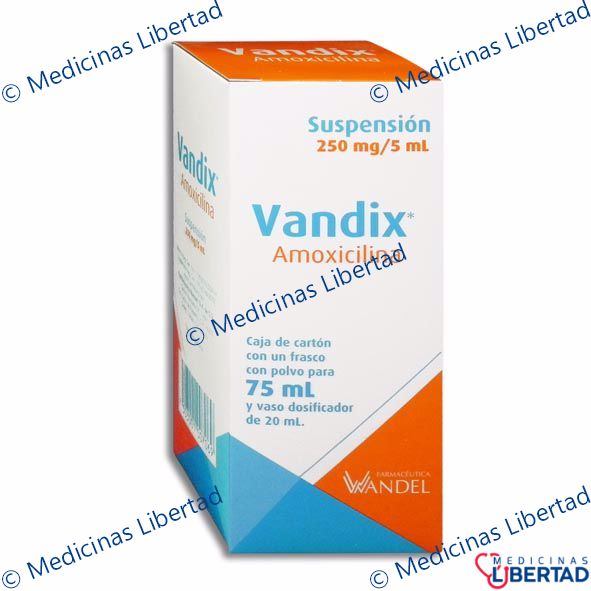 VANDIX 250MG Suspension 75 ml