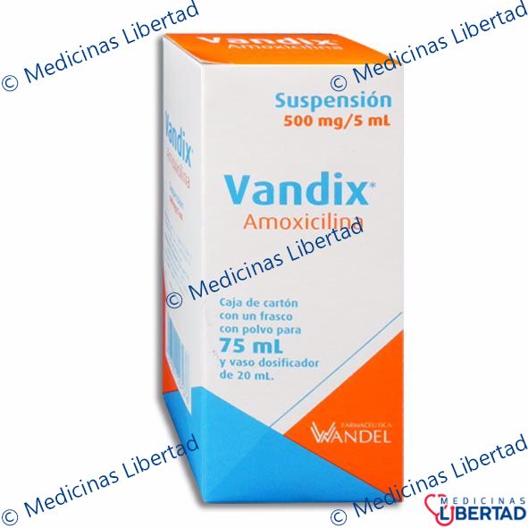 VANDIX 500MG /AMOXICILINA WANDEL Suspension 75 ml