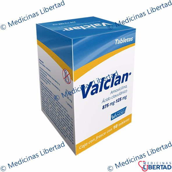 VALCLAN 12H 875/125 MG TAB. C/10