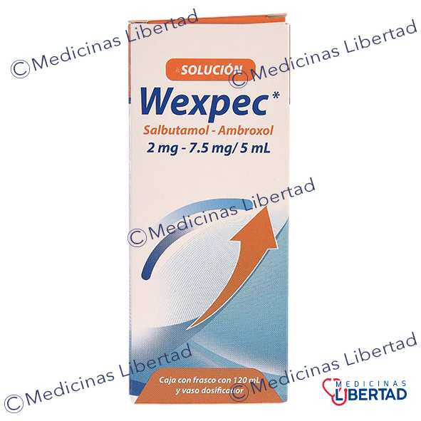 WEXPEC (AMBROXOL, SALBUTAMOL) SOLUCION 120 ML