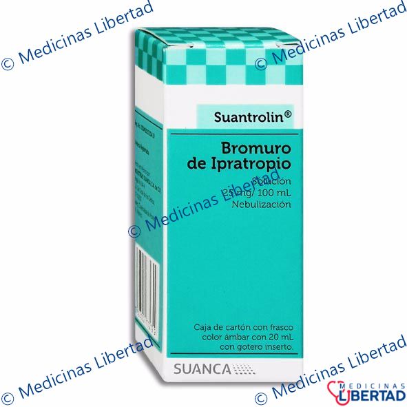 SUANTROLIN(BROMURO DE IPRATROPIO ) para nebulizar 20 ml