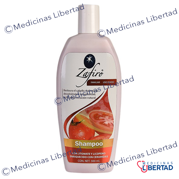 SHAMPOO ZAFIRO JITOMATE C/500ML