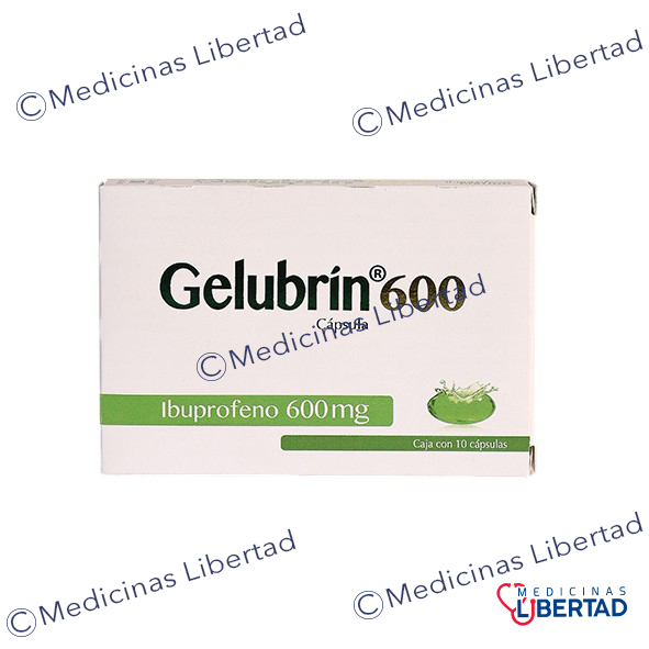 GELUBRIN 600 MG C/10 CAPS