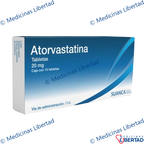 ATORVASTATINA 20MG SUANCA TAB C/10