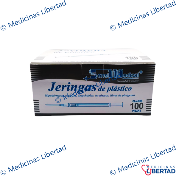 JERINGA 1ML INSULINA 27X13 SENSIMEDICAL  C/100