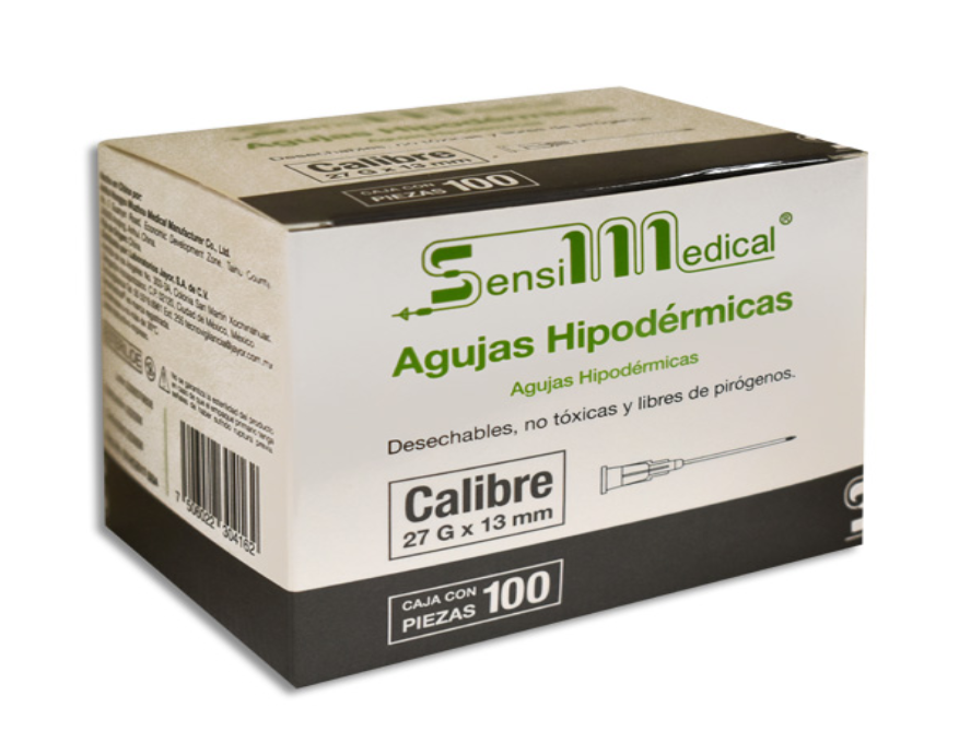AGUJA HIP SENSIMEDICAL 27X13  C/100