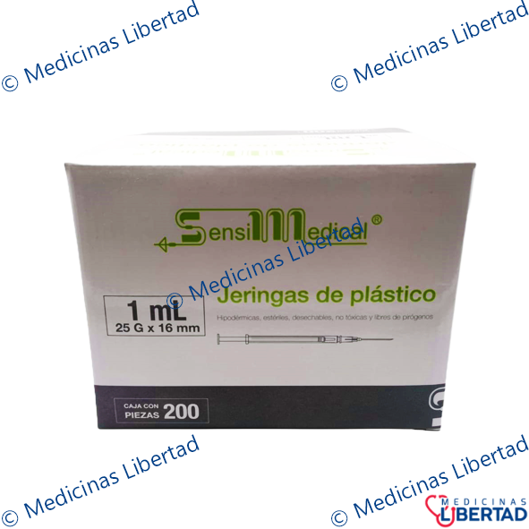 JERINGA P/ TUBERCULINA 1ML 25G X 16MM C/200