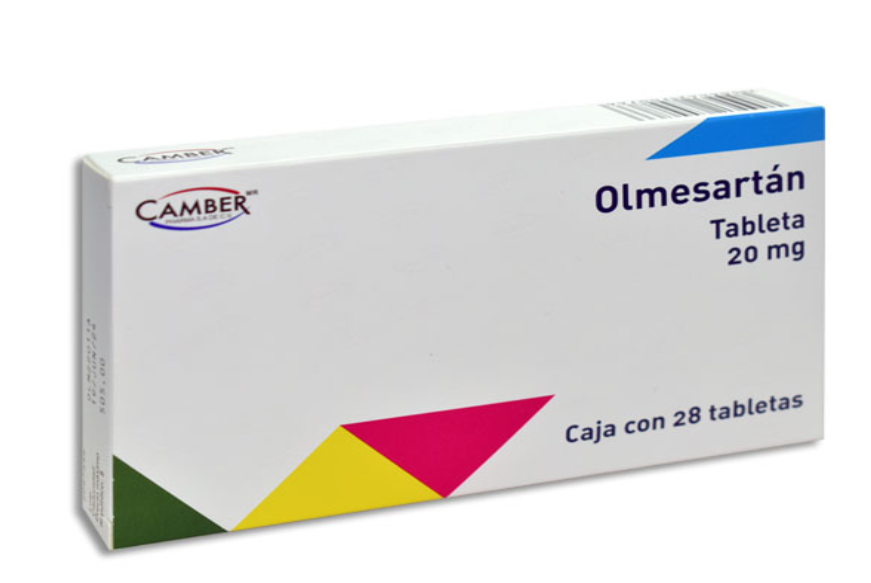 OLMESARTAN 20MG C/28 TABLETAS