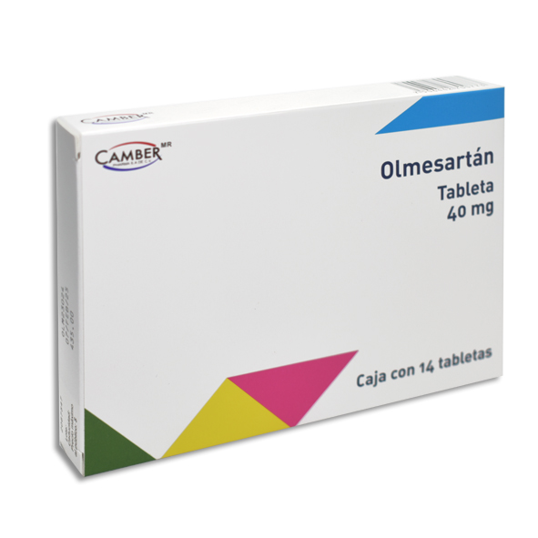 OLMESARTAN 40MG CAMBER C/14 TABLETAS