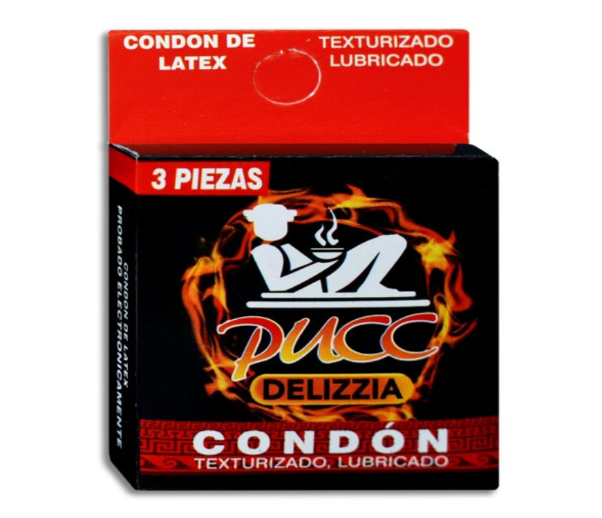 PRESERVATIVO PUCC TEXTURIZADO Cartera c/3