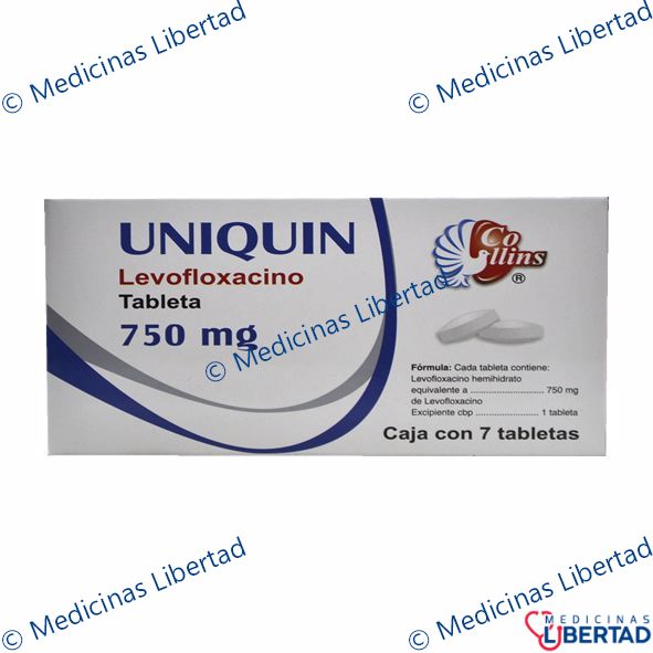 UNIQUIN 750MG Tabletas c/7