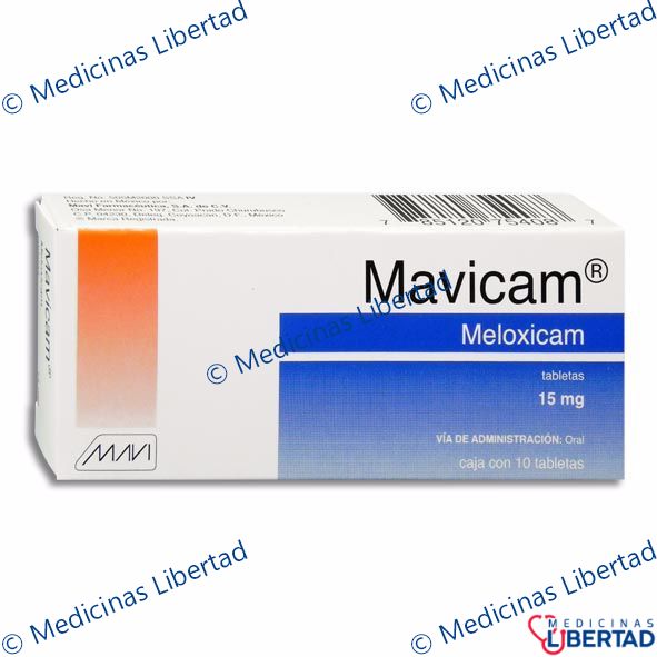 MAVICAM TABLETAS 15MG  C/10