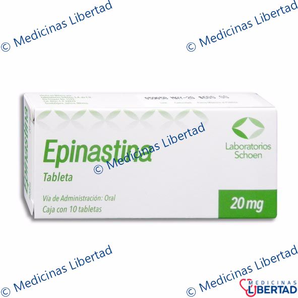 EPINASTINA SCHOEN 20 MG TABLETAS C/10