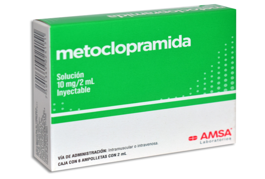 METOCLOPRAMIDA AMSA - Solución Inyectable - c/6