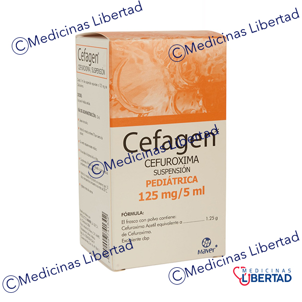CEFAGEN PEDIATRICA 125MG SUS.50ML