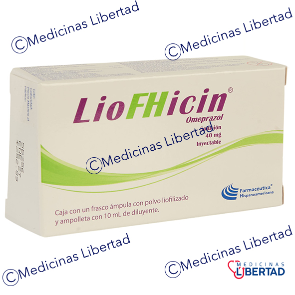 LIOFHICIN (OMEPRAZOL) Solucion Inyectable C/1