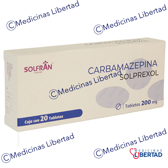 SOLPREXOL (CARBAMAZEPINA) C20 TABLETAS