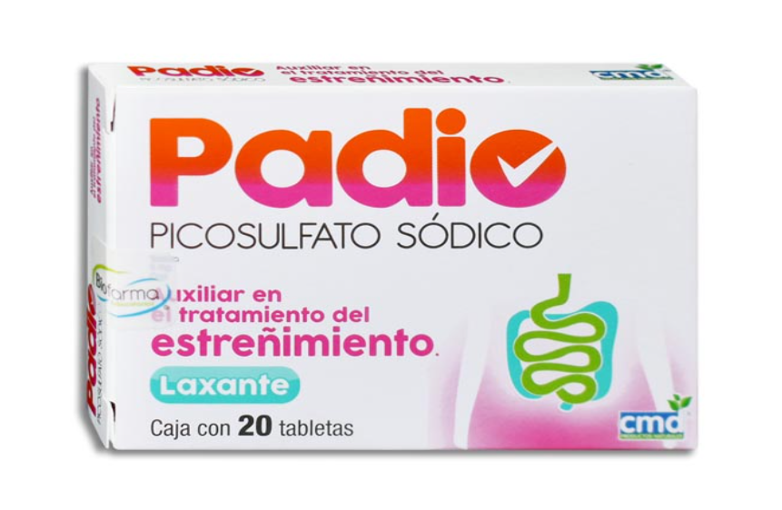 PADIO (PICOSULFATO SODICO) TAB C/20