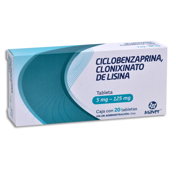 CICLOBENZAPRINA CLONIXINATO DE LISINA TABLETAS