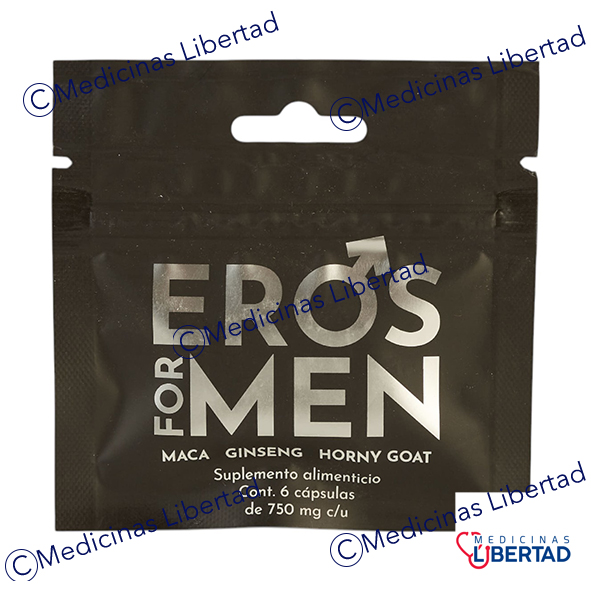 SACHET EROS FOR MEN C/ 6 CAPS