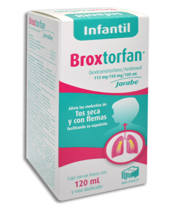 BROXTORFAN 120ML JARABE INFANTIL