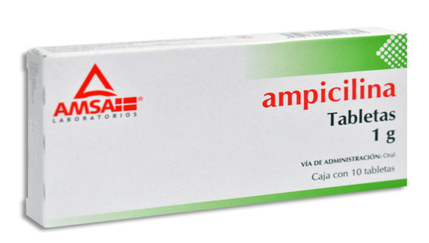 AMPICILINA 1G AMSA Tabletas c/10 