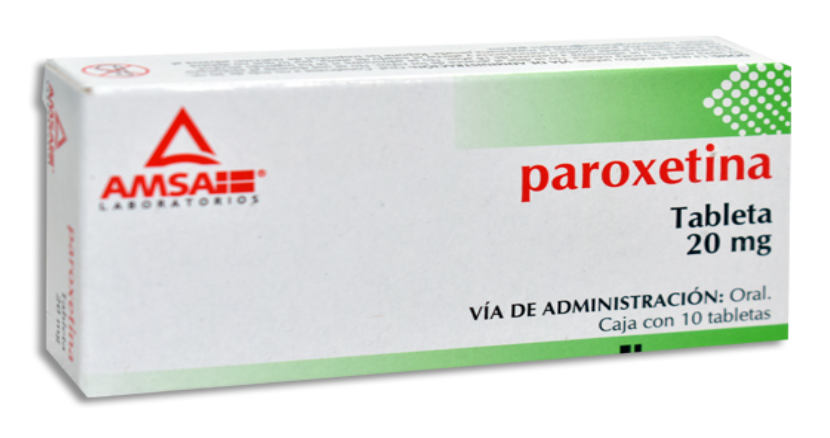 PAROXETINA AMSA 20 MG TABLETAS C/10
