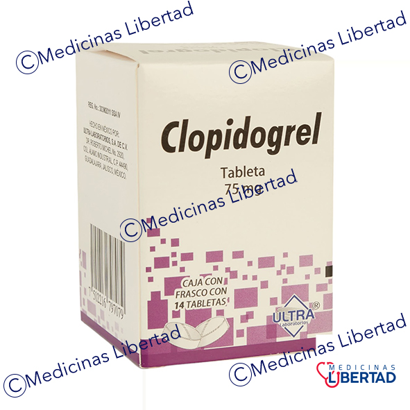 CLOPIDOGREL ULTRA 75 MG C/14 