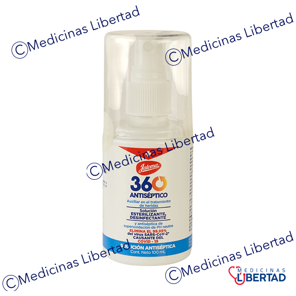 360 SOLUCION ANTISEPTICA JALOMA 100 ML