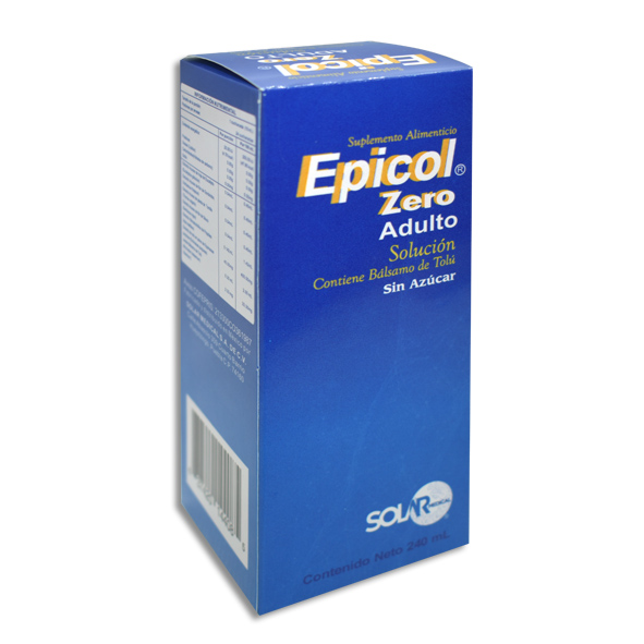 EPICOL ZERO ADULTO SOLUCION 240 ML  