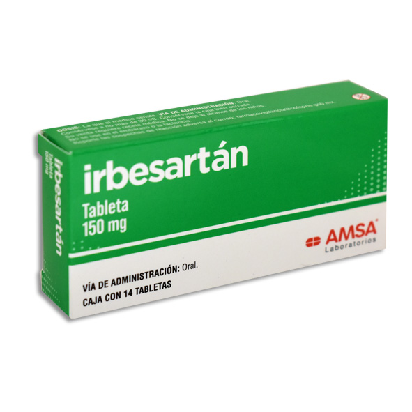 IRBESARTÁN 150 MG AMSA TAB C/14 